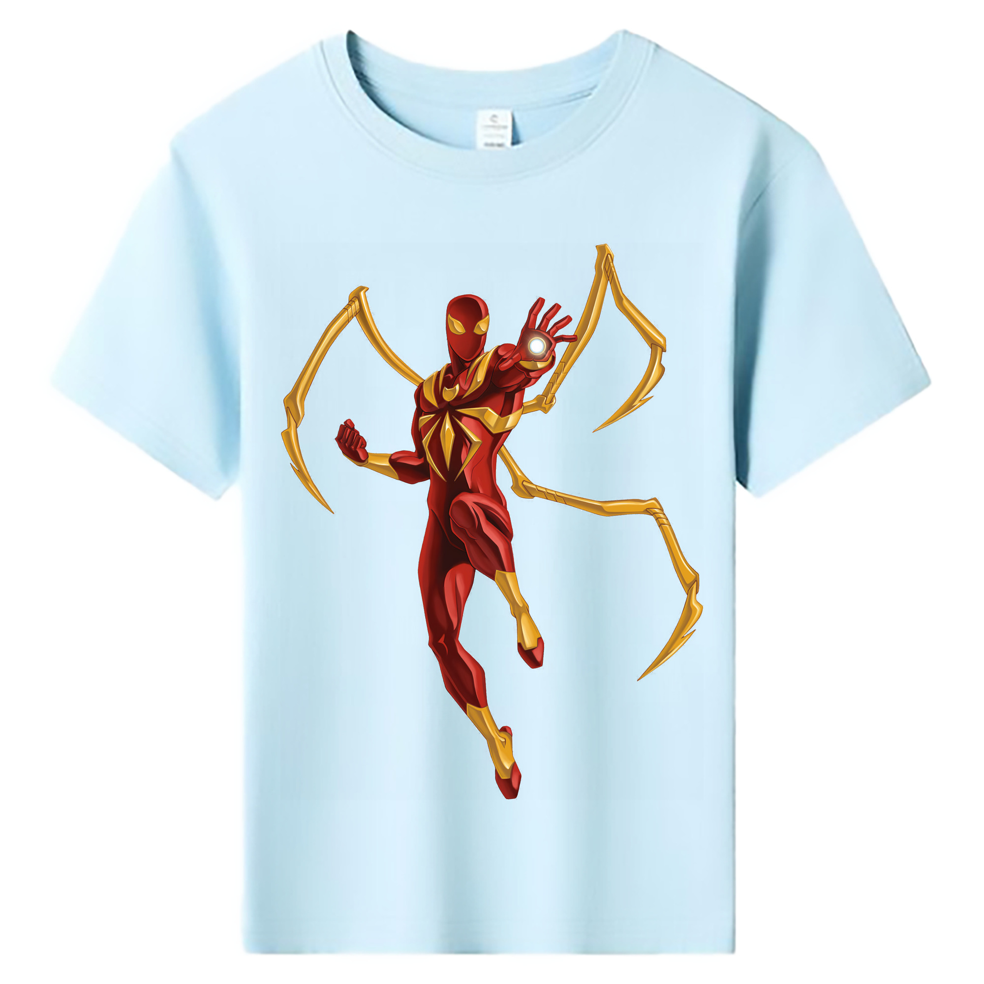 （画像用） Spider Man スパイダーマン 綿100％キッズTシャツ（フロントプリント）